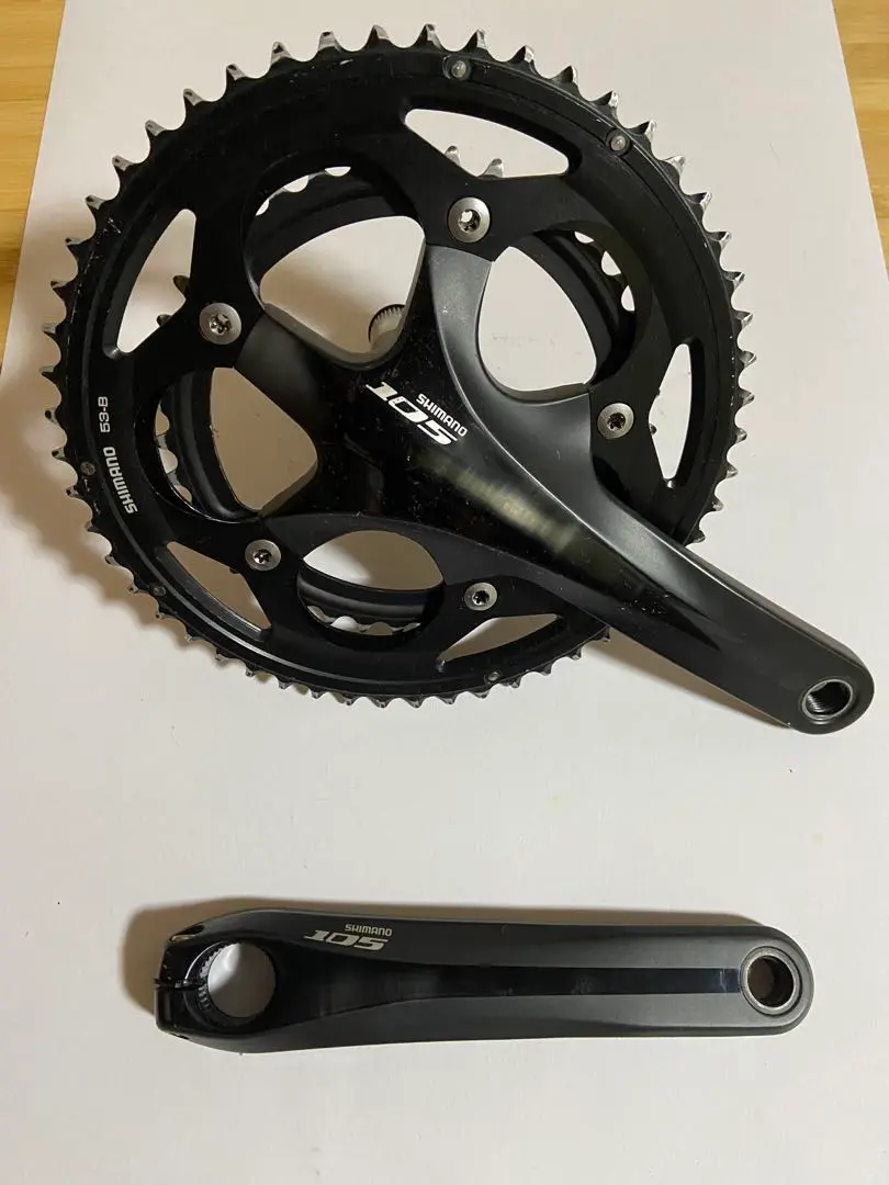 SHIMANO - SHIMANO 105 FC-5700 クランクセット 53-39T 172.5 SHIMANO 「シマノ」 105 FC-5700 172.5mm 50-34T クランクセット