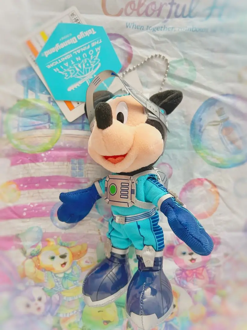 2025年最新】ぬいぐるみバッジ ミッキー スペースマウンテンの