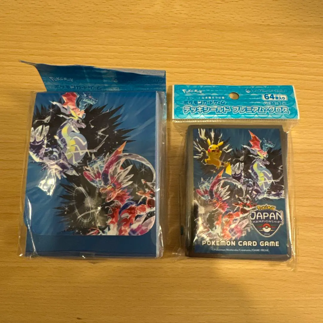 pjcs2024 サプライ　未開封品 プレイマット　スリーブ デッキケース ポケモンカード PJCS2024 プレイマット デッキシールド デッキ