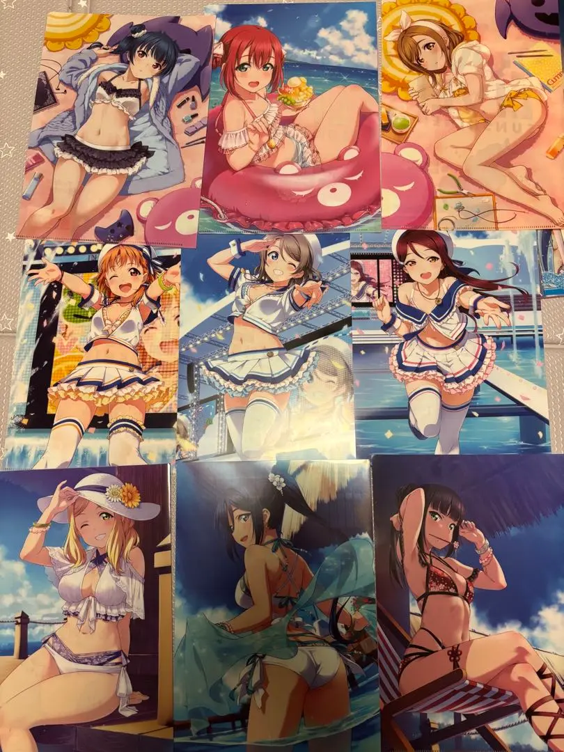 ラブライブ！サンシャイン！！電撃 クリアファイル マガジン 水着 ３種　特典 2025年最新】電撃クリアファイルマガジン ラブライブ