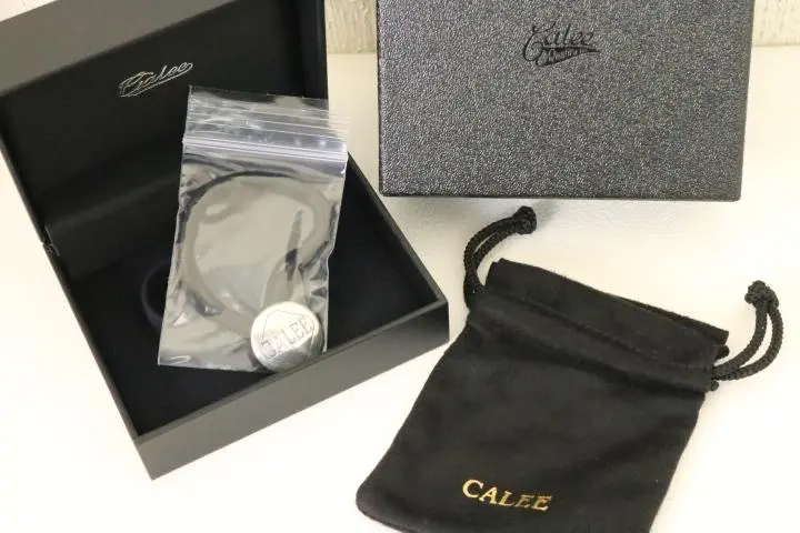 CALEE コンチョ ヘアゴム ブレスレット イーグル シルバー 真鍮