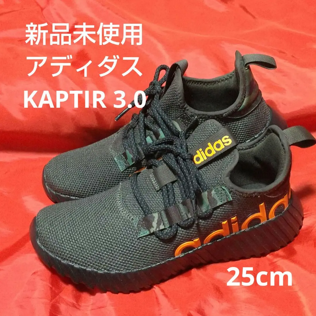 【新品】 adidas KAPTIR 3.0 スニーカー 28cm 黒 赤 新品】 adidas KAPTIR 3 0 スニーカー 28cm 黒 赤 軽量