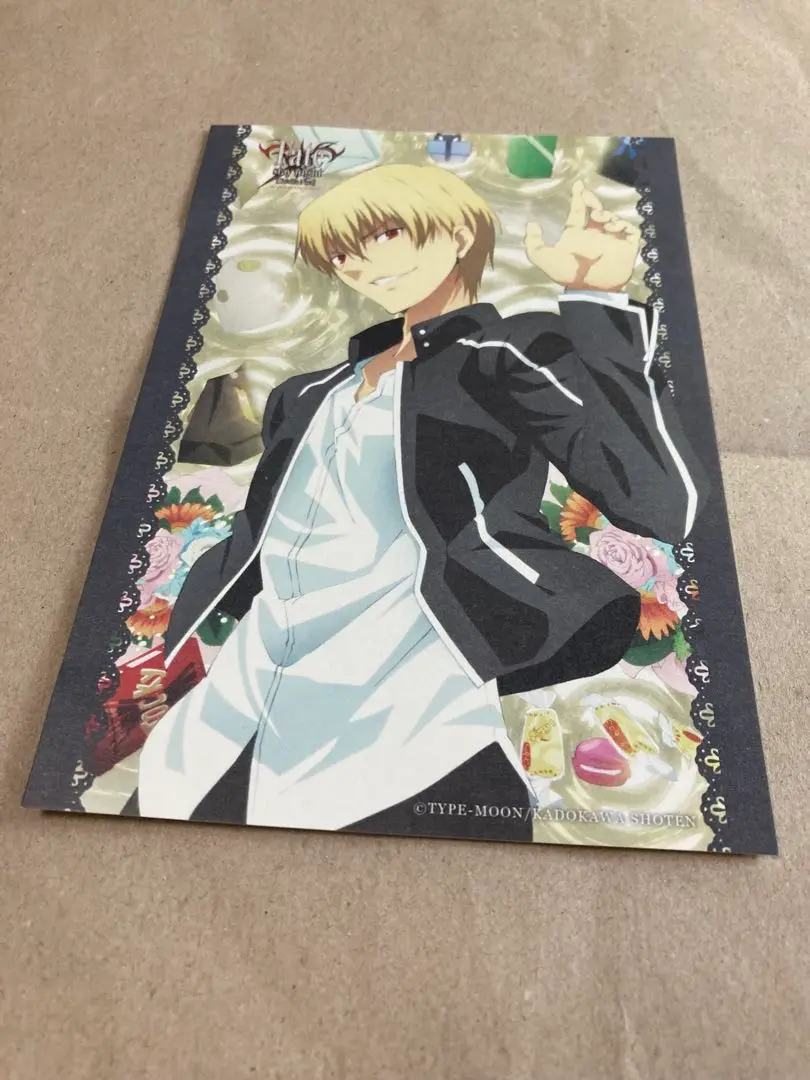 FGO　Fate　非売品　イラストカード　ギルガメッシュ ホワイトデー Amazon.co.jp: Fate stay night ホワイトデー限定 イラスト