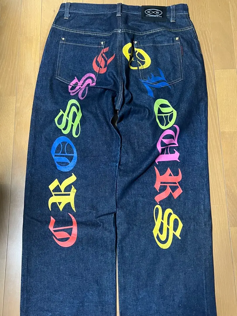 90s CROSS COLOURS デニムショーツ Bibian 比比昂- 90s CROSS COLOURS ショートパンツ28 ロゴ刺繍