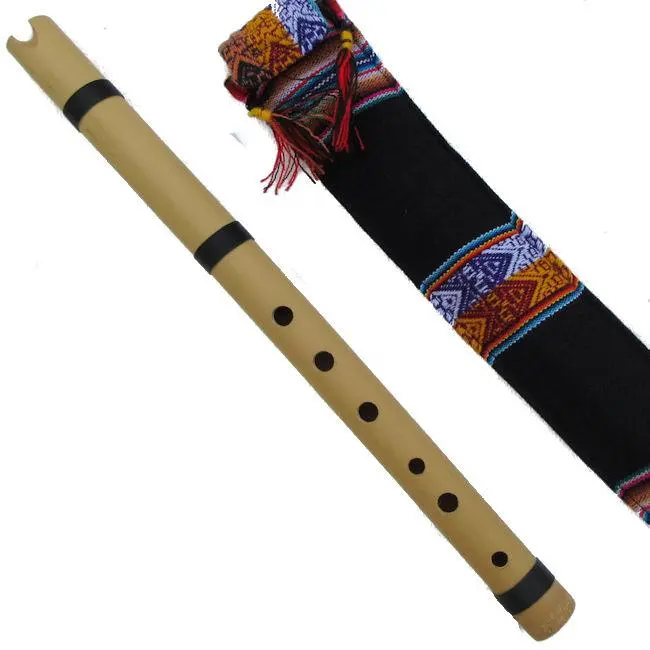 Thumbnail of Peru Quena Z-V03 Folk Instrument Ethnic Instrument with Case Andes Instrument