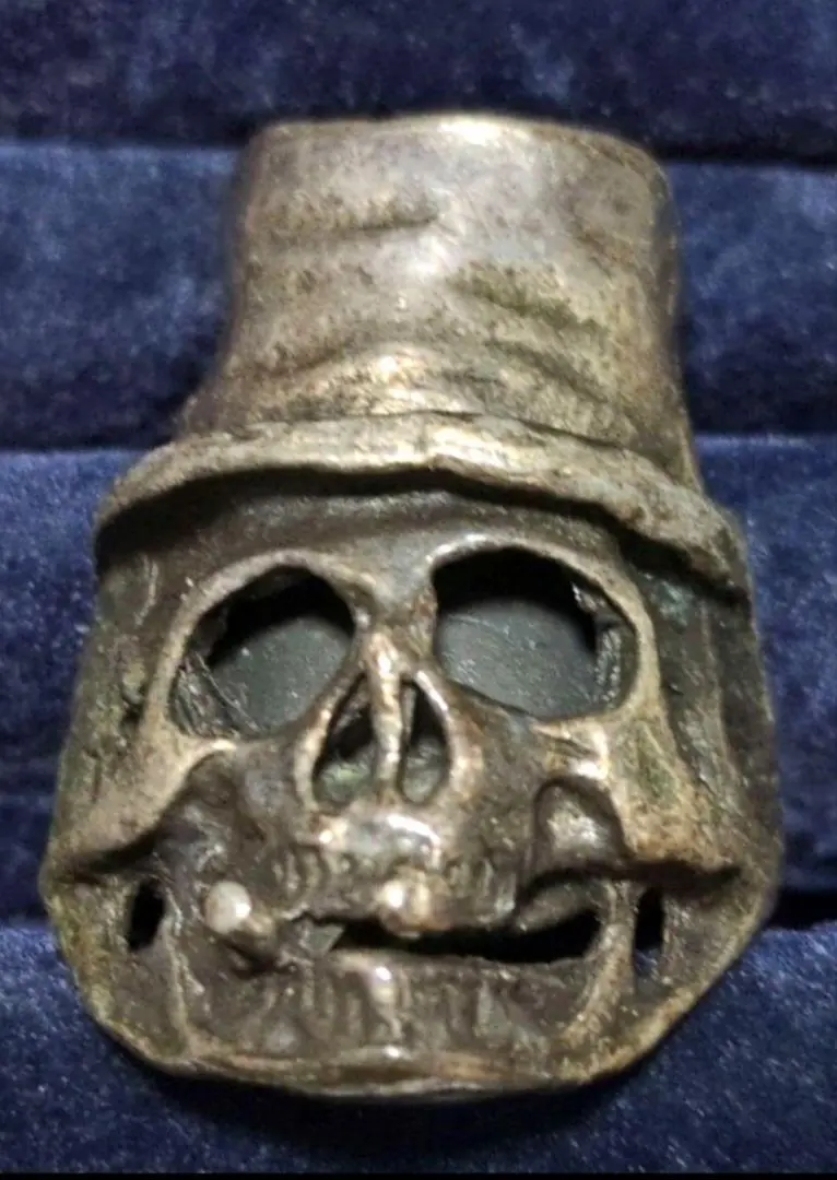 Thumbnail of On sale! Skull ring, smoky, hat, ring, rock