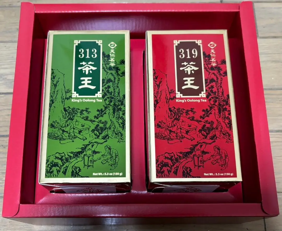 天仁茗茶 烏龍茶2種入りセット（313、319茶王）高級台湾茶 Amazon | 【天仁茗茶 神戸公式店】 313茶王 150g/缶入り茶 | 天