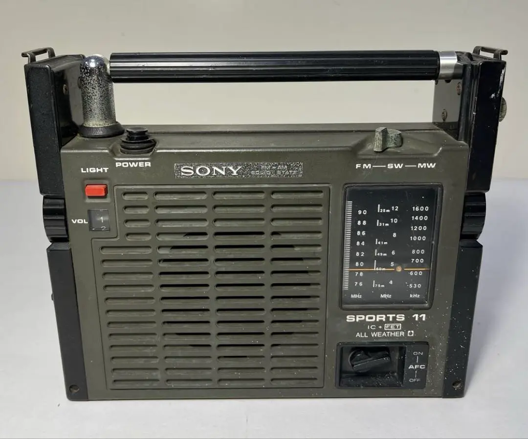 SONY SPORTS 11 防水ラジオ音出しOK現状販売 SONY SPORTS 11 防水ラジオ音出しOK現状販売 （SONY 昭和レトロ