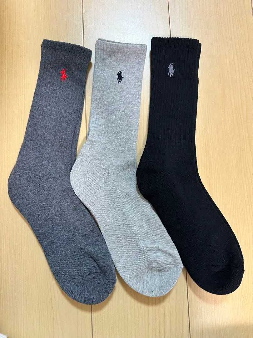 Thumbnail of Polo Ralph Lauren 3-Color Socks - 3-Pair Set - 25-27cm