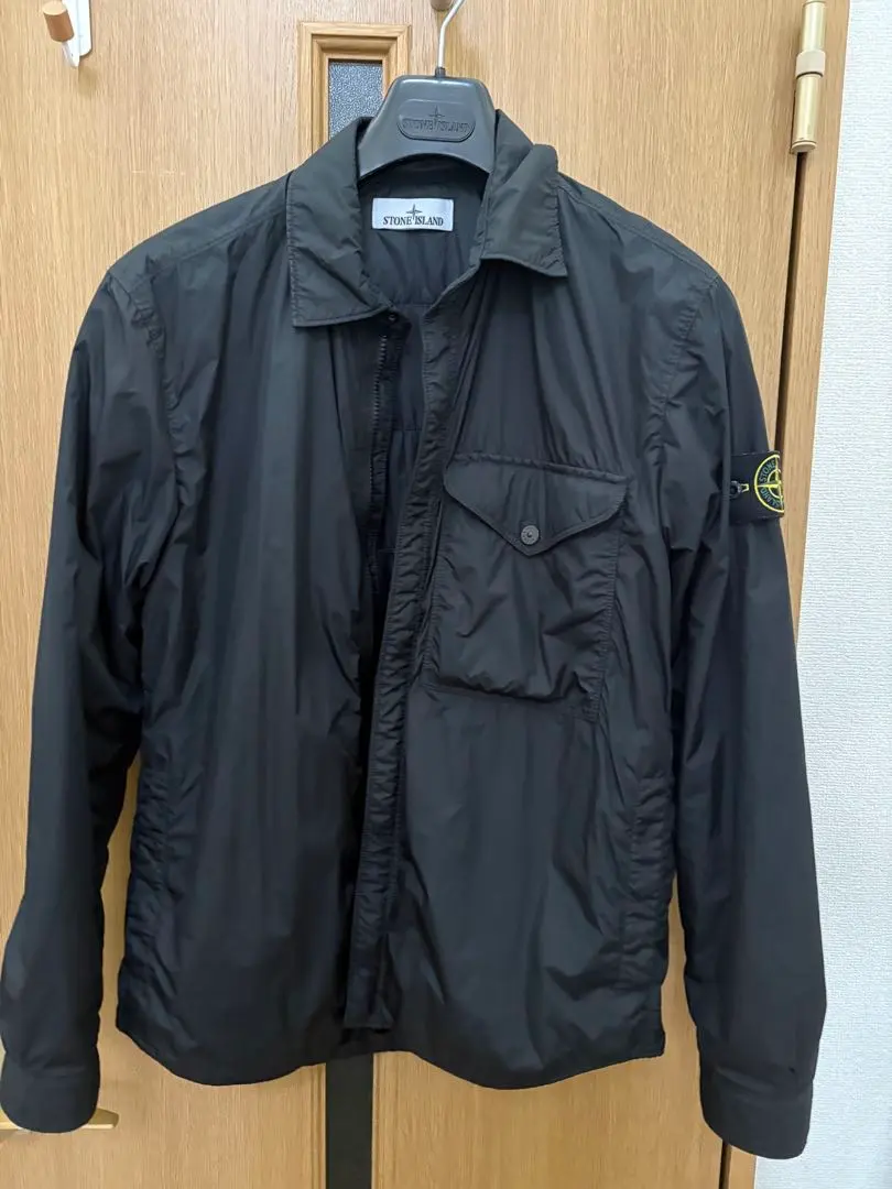 Thumbnail of Stone Island black nylon jacket