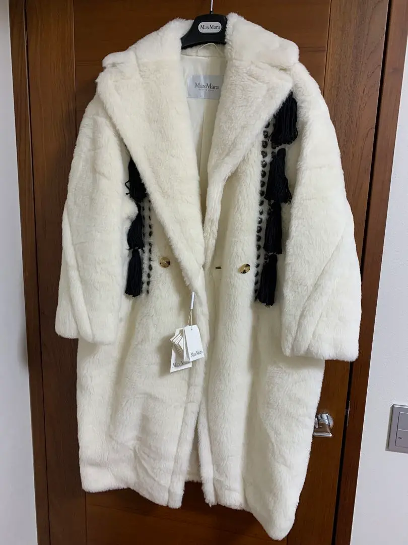 マックスマーラ　テディベア　サンドGATTO xs 新品未使用 Max Mara MAX MARA マックスマーラ テディベアコート GATTO
