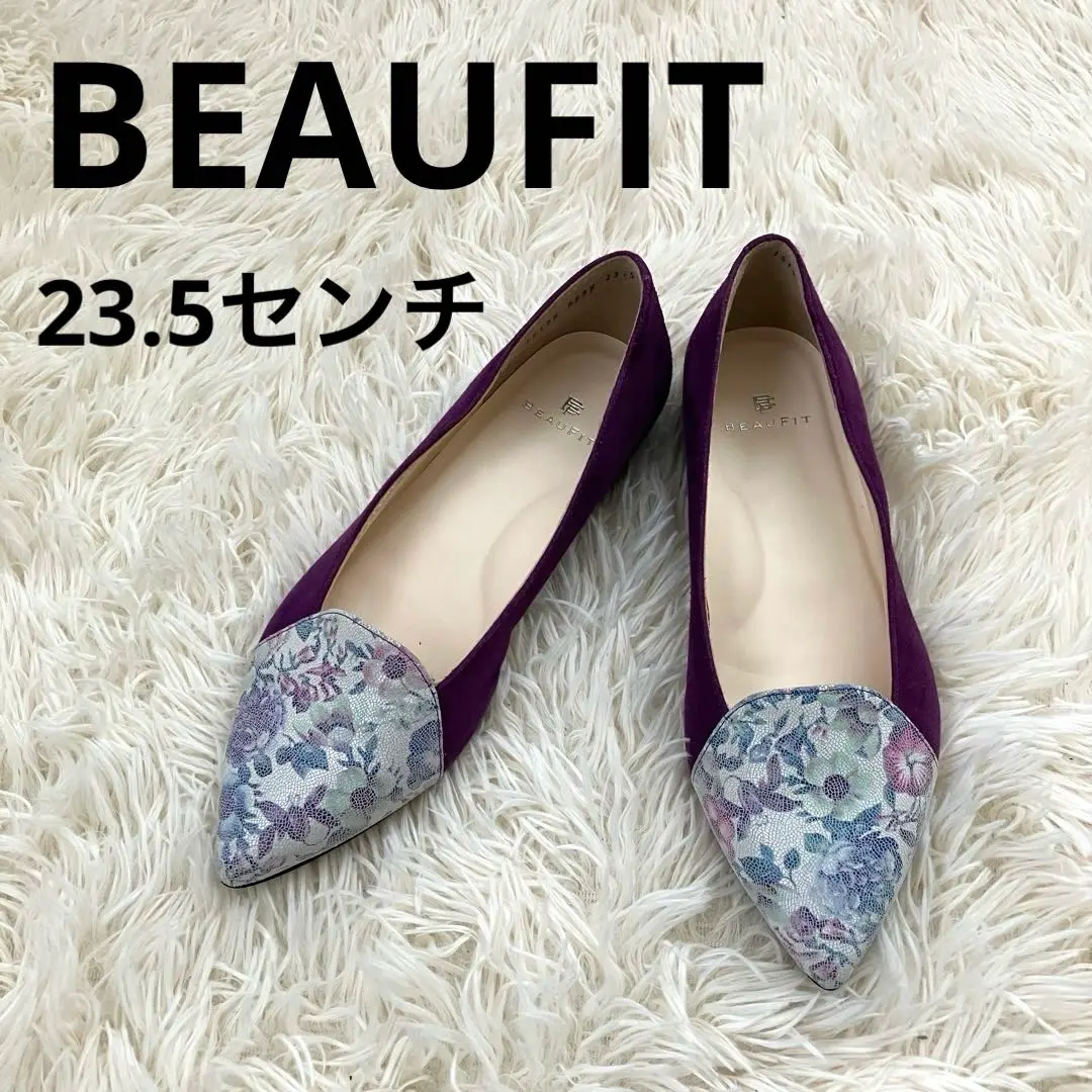【美品】REGAL イエローフラットシューズ 編み込みデザイン　24cm 2025年最新】REGAL つま先：ポインテッドトゥ フラットシューズ