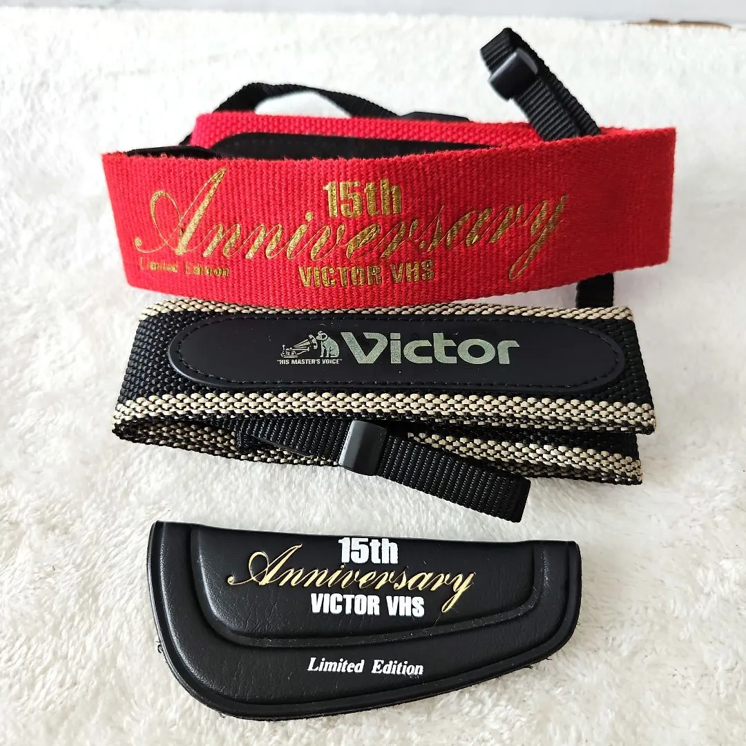 Thumbnail of Not for Sale "Victor VHS Development 15th Anniversary Commemorative Goods" Strap, Made in Japan