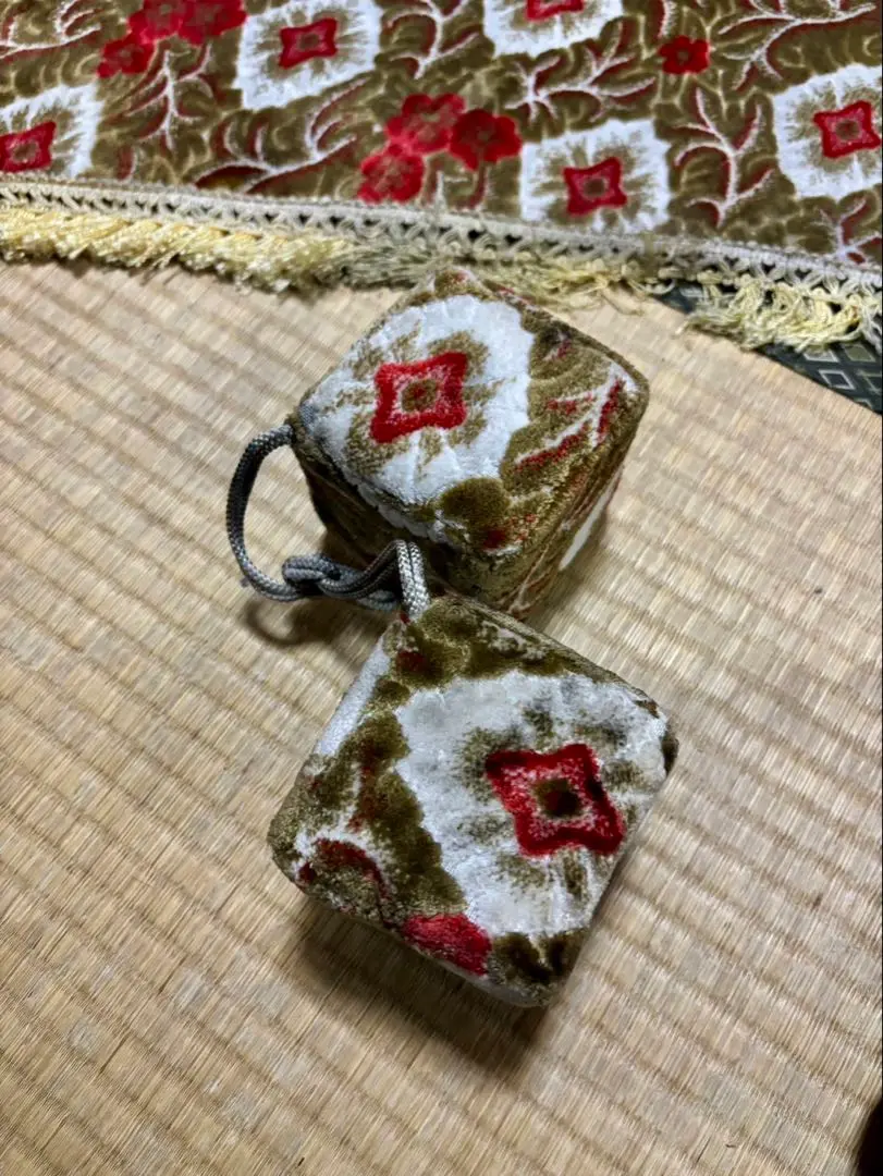 金華山大花束グリーンバック 金華山生地 大花束 グリーン 生地 m単位切売り(のり無