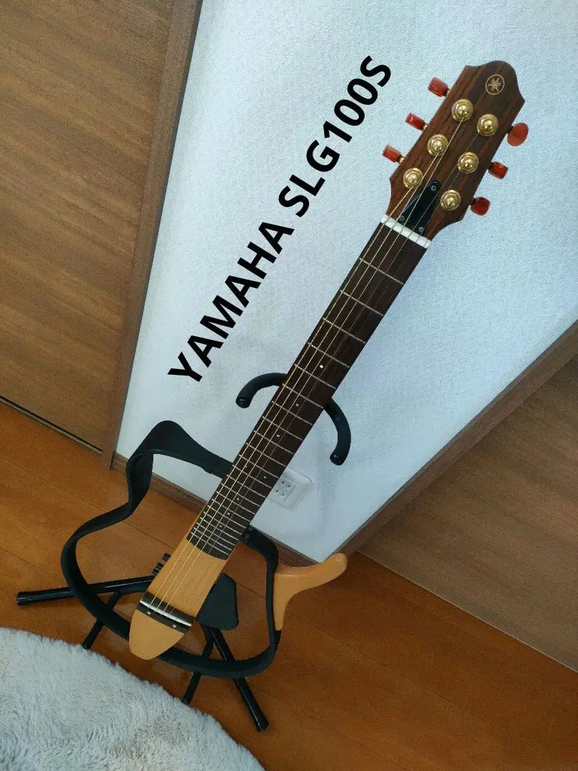 美品サイレントギターYAMAHA SLG100N 純正ケース付き