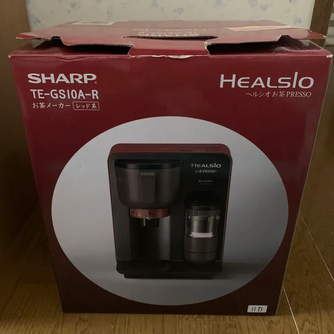 未使用　SHARP HEALSIO TE-GS10A-R お茶メーカー レッド Amazon.com: SHARP HEALSIO tea PRESSO Red system TE-GS10A-R