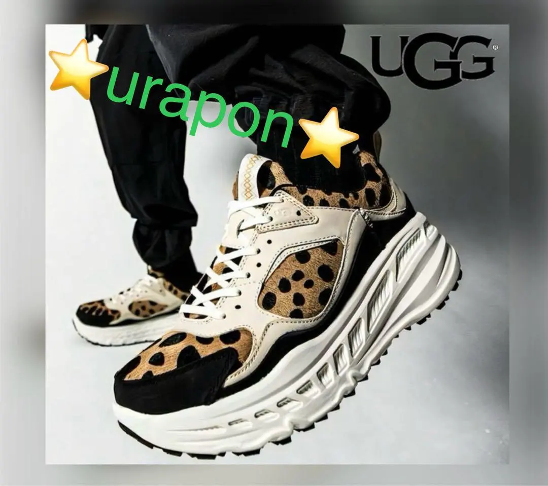 美品　UGG アトモス別注 ダルメシアンスニーカー 24cm 希少 美品 UGG アトモス別注 ダルメシアンスニーカー 24cm 希少 美品