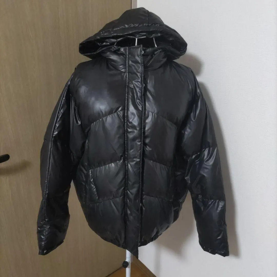 GU 中綿繭型外套 GU 外套 羽絨服 黑色 M 的縮圖