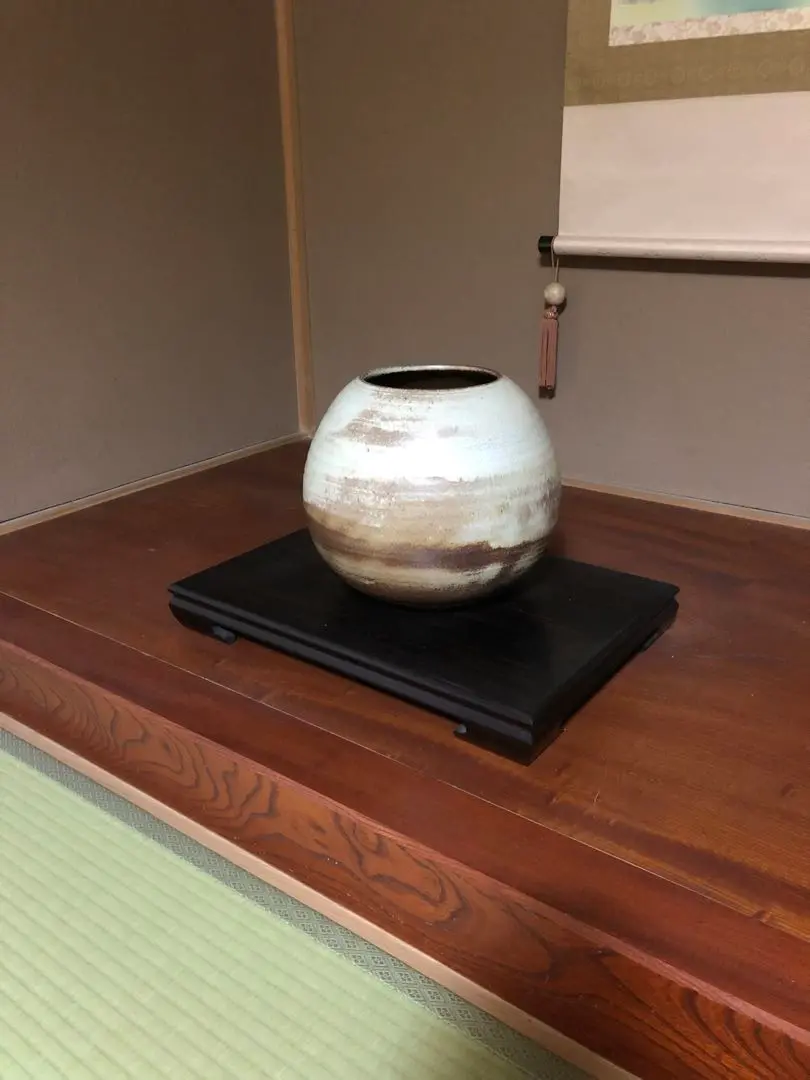 釉彩花瓶　(中島翁介 作) 中島翁介 釉彩花瓶