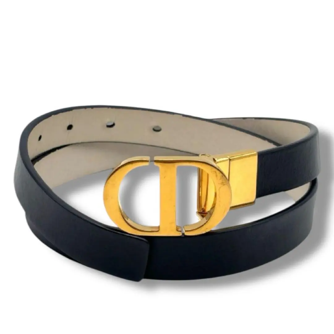30 Montaigne リバーシブルベルト　65 30 Montaigne Reversible Belt Tobacco Brown and Light Ivory