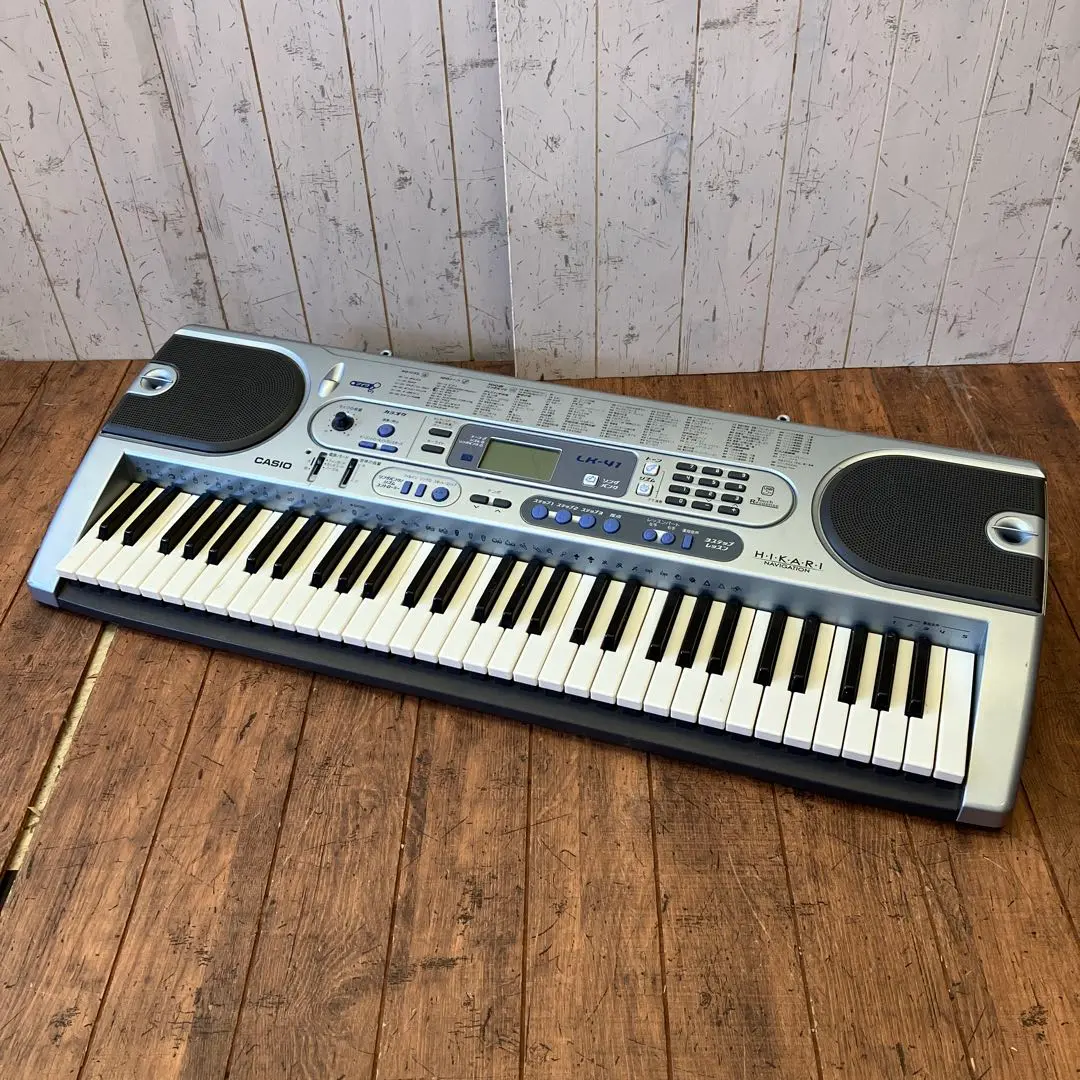 最終値下げCASIO カシオ 電子ピアノ LK-41スタンド付　光ナビゲーション カシオ 電子キーボード LK-41 光ナビゲーション