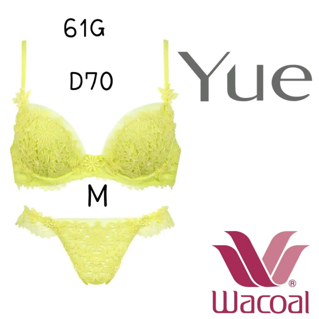 ❤️Wacoal❤️Yue 43Gブラ　C 75TバックM 　Tバック ソング ❤️Wacoal❤️Yue 43GブラC 75TバックM Tバック ソング