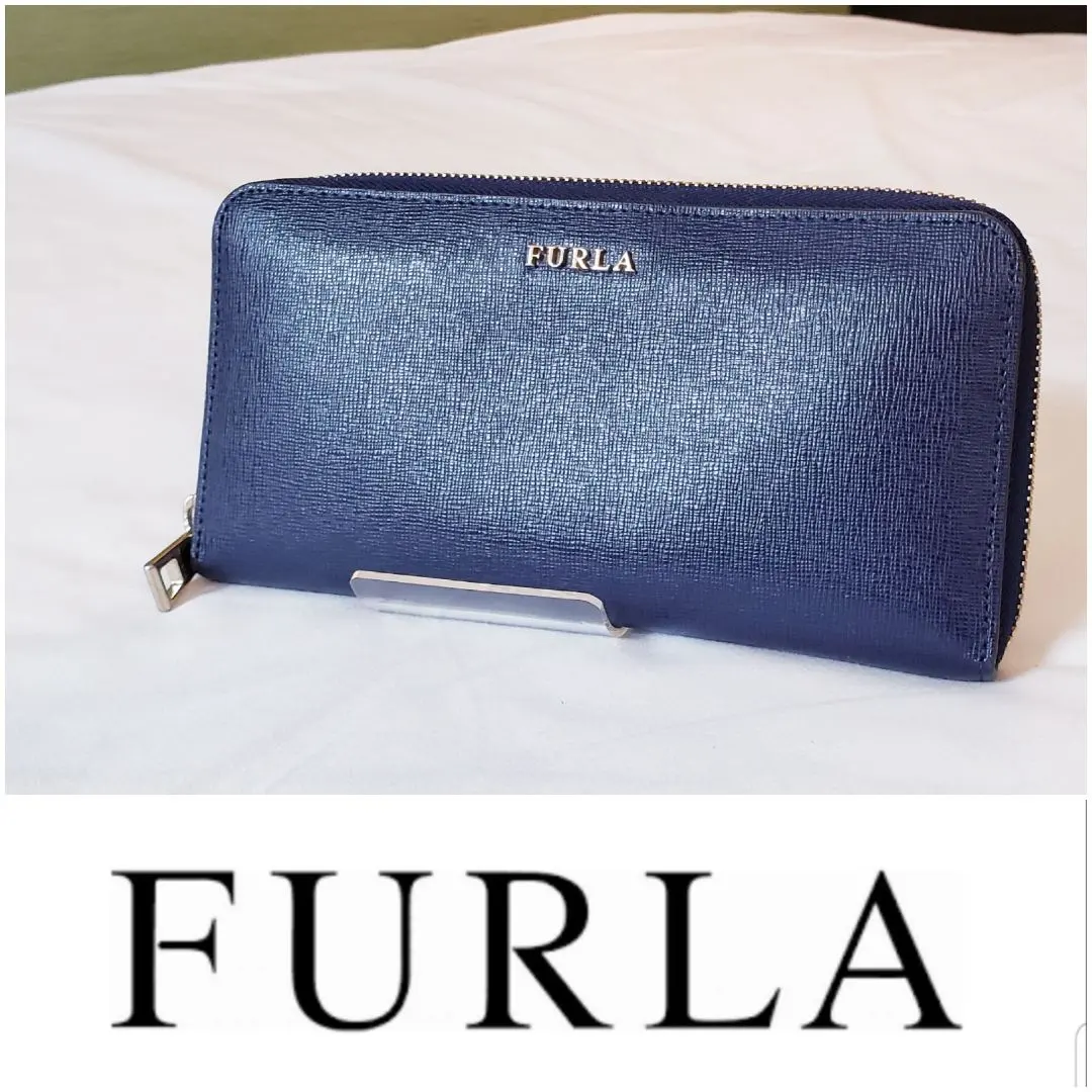 Thumbnail of ☆Excellent Condition☆ FURLA Long Wallet Navy