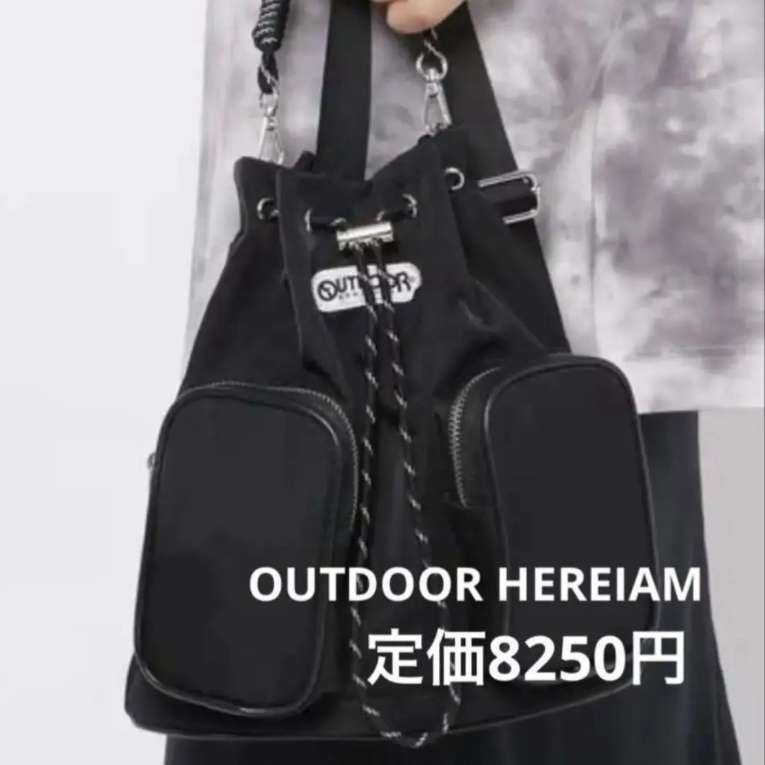 HEREIAM ナイロンバックパック ブラック 楽天市場】(U)HRナイロンバックパック HEREIAM ベイフロー