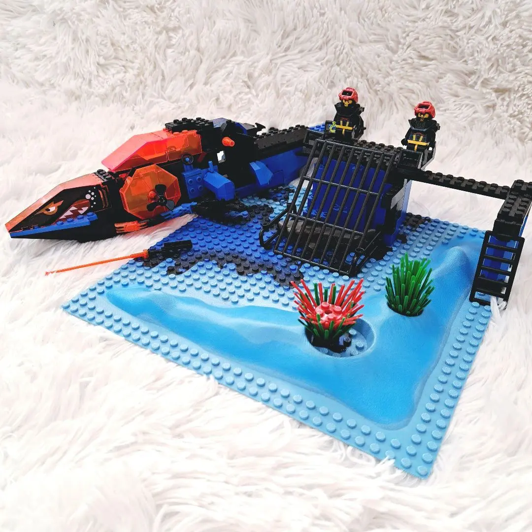 【稀有✨】樂高 系統 水鯊 6190 魔鬼鯊黑基地 的縮圖