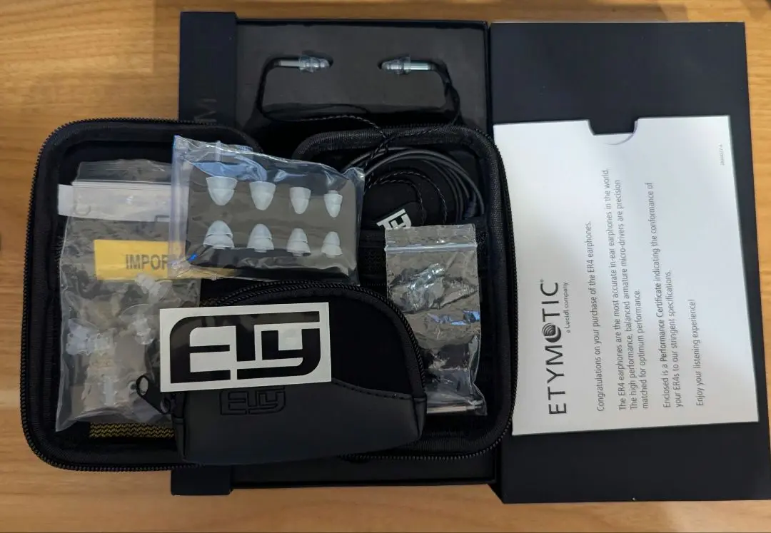 Etymotic Research ER4SR（ほぼ未使用） Etymotic Research ER4SR Studio Reference Precision Matched