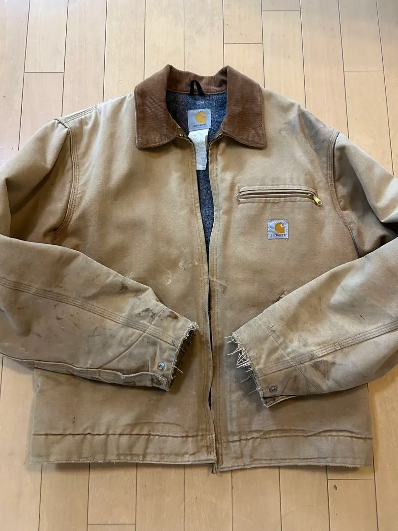 Thumbnail of Carhartt beige cotton jacket