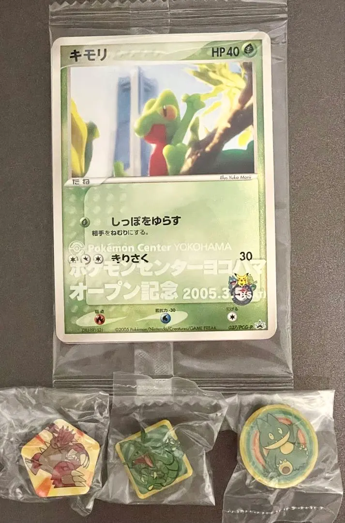 ポケモンカード キモリ 未開封 ポケモンセンターヨコハマ A5-1 ポケモン - ポケモンカード キモリ 未開封 ポケモンセンター