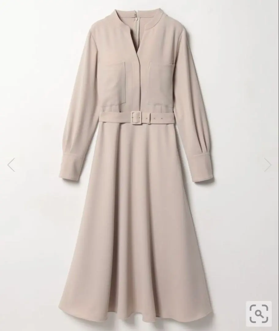 Thumbnail of Arravail Dress, Beige, Office, Formal, Slash Neck, Ceremony