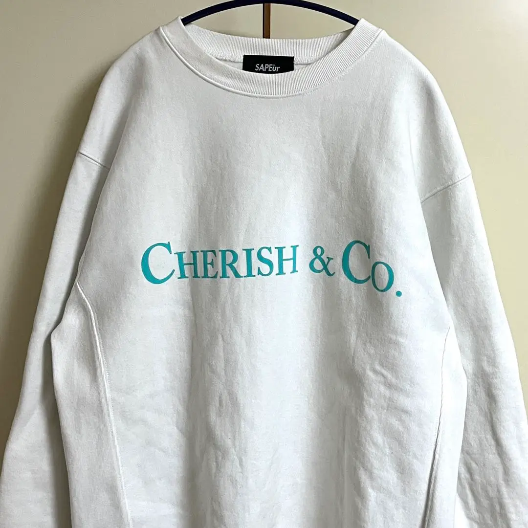 SAPEur サプール　Cherish パーカー A Elegantes SAPEur (サプール) CHERISH&COロゴ ティファニー