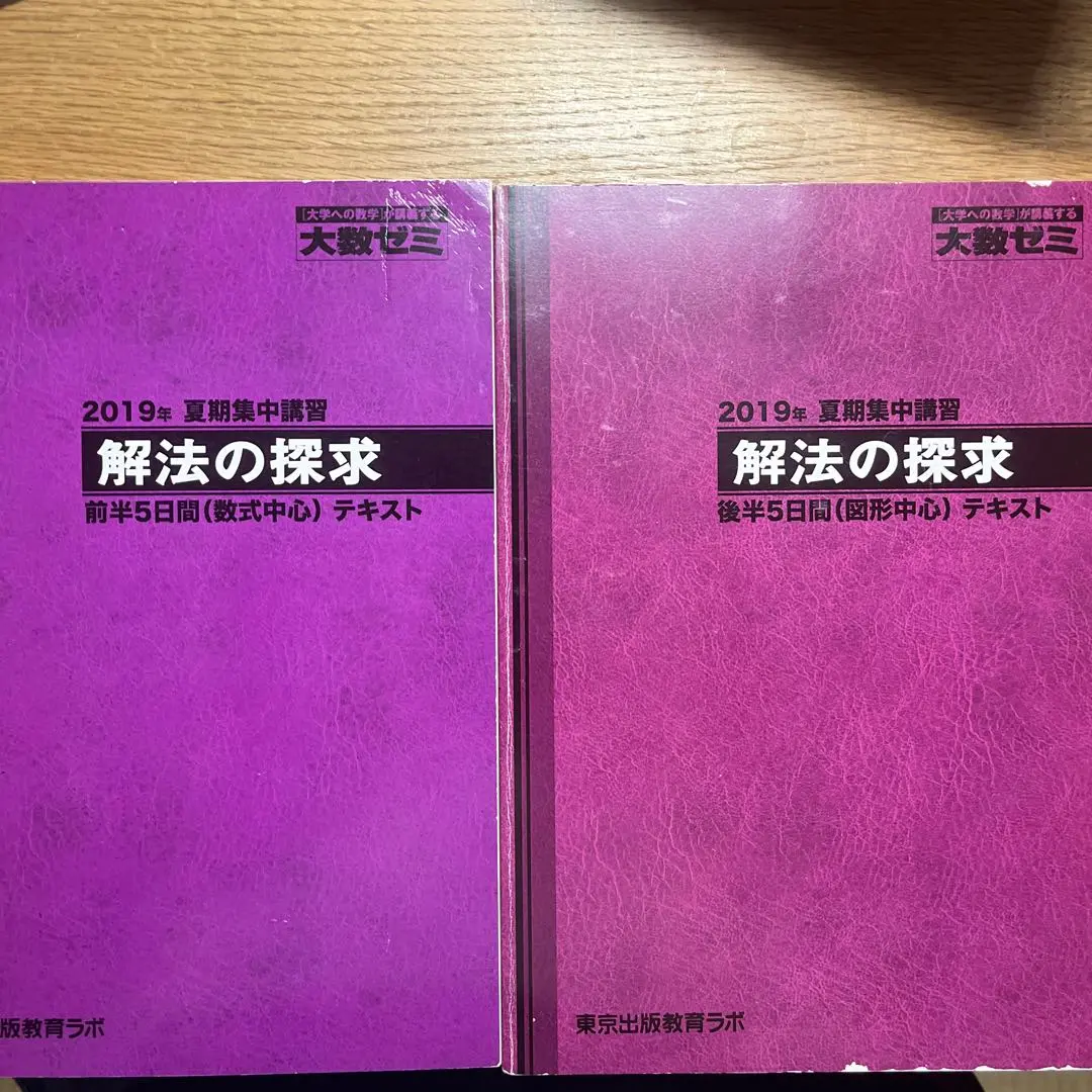 大数ゼミ　講習授業数学問題集 解法の探求 大数ゼミ 夏期講習 解法の探求 2021