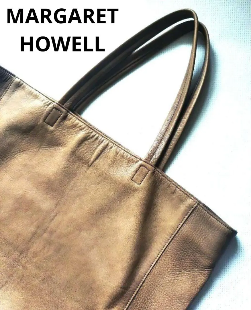 【美品】MARGARET HOWELL 馬格麗特·霍威爾 皮革包 真皮 的縮圖