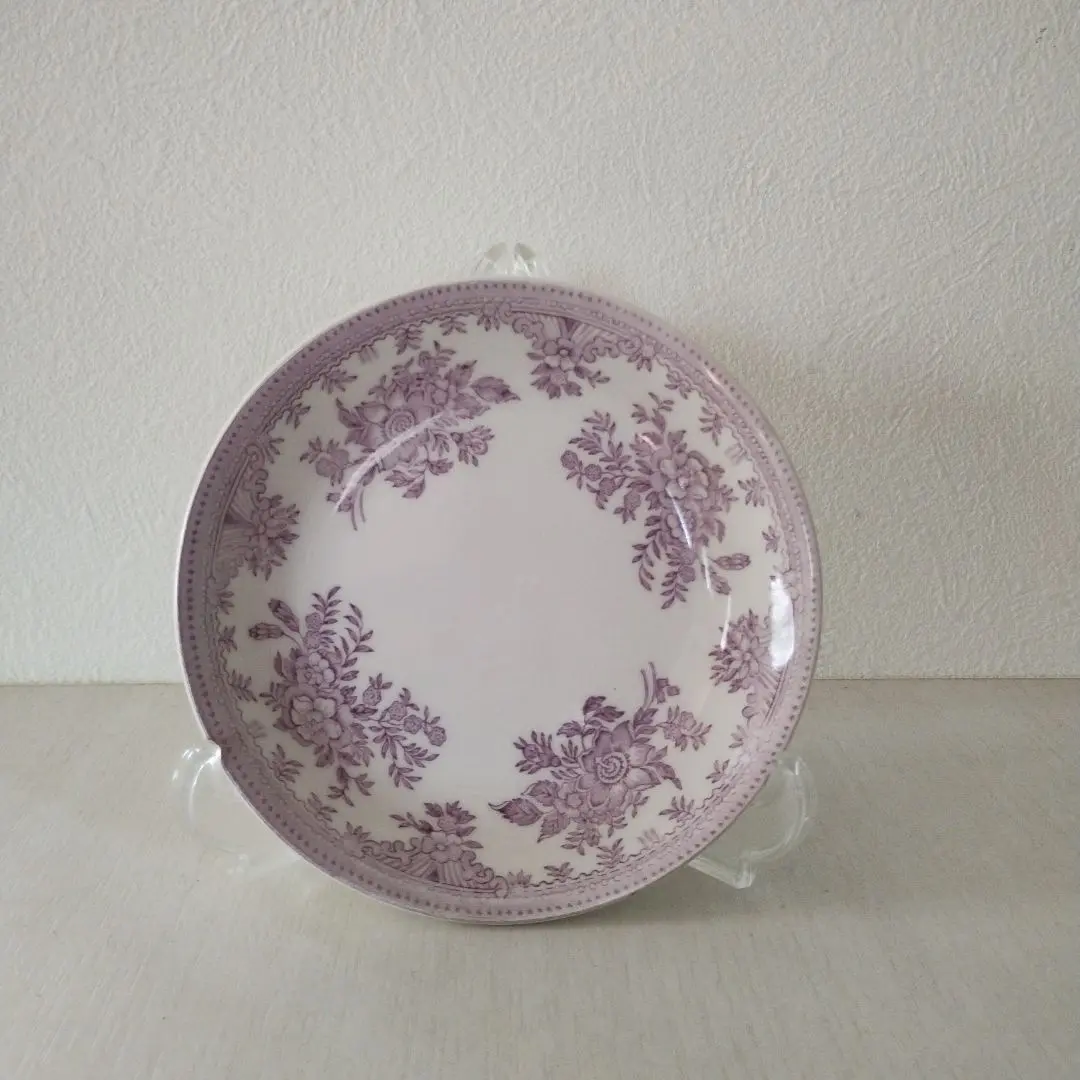 キ*ル様 ①廃番！Plum Asiatic Burleigh 花鳥柄 プレート 2025年最新】バーレイ アジアティックフェザンツ プラムの人気