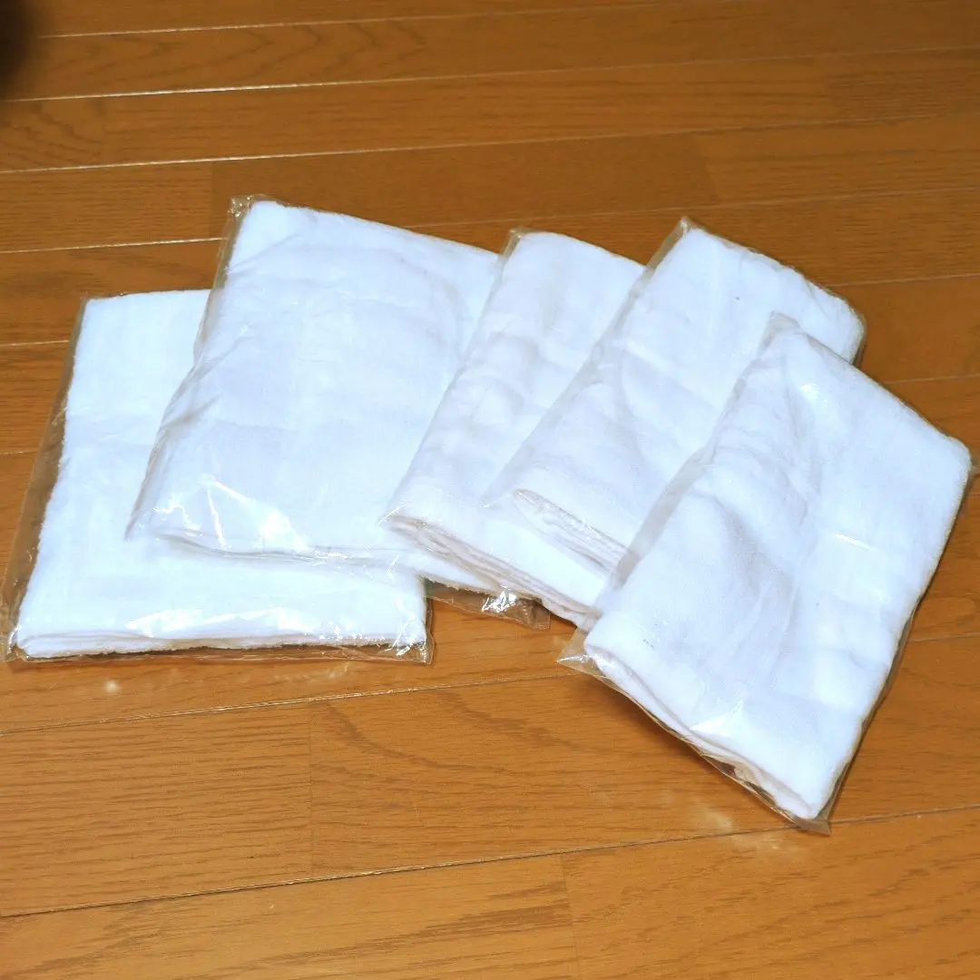 新品 贈品 毛巾5條組 白色 批發 2 的縮圖