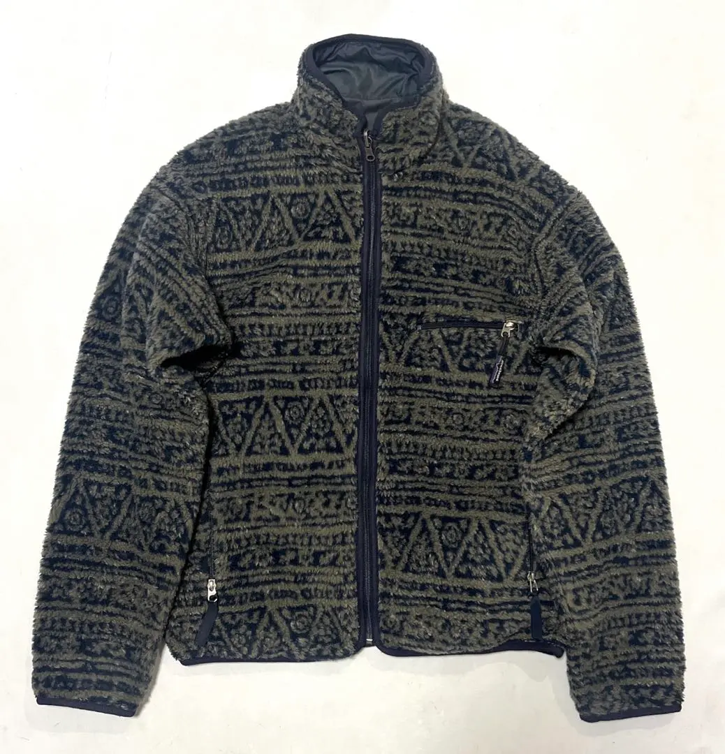 パタゴニア　90s グリセード　サラサ⭐︎フリースジャケット patagonia - 90s パタゴニア グリセードジャケット USA製 XL