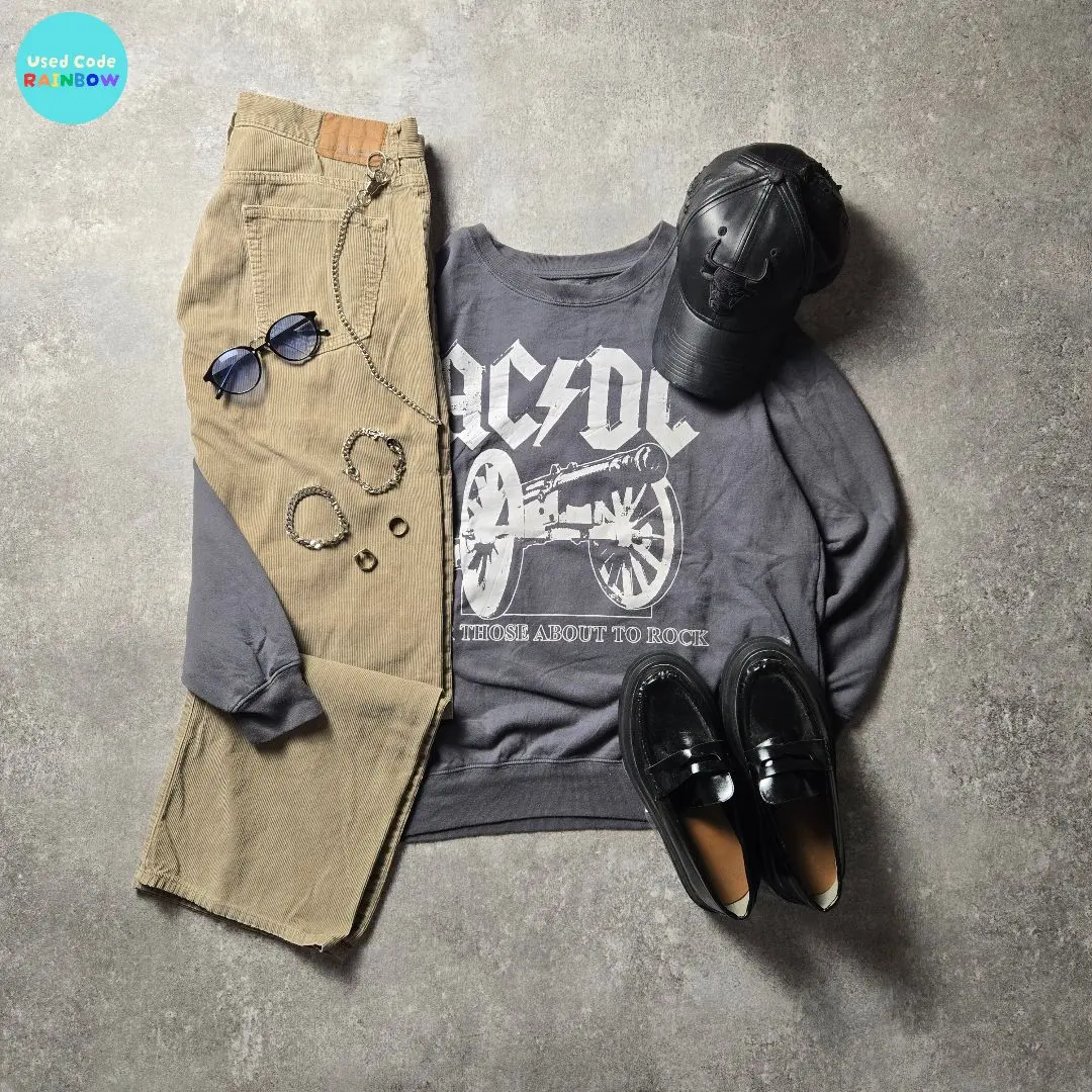 Thumbnail of Americana Street Style C-boy Style [No. 228] AC/DC Band Tee, Cropped Length