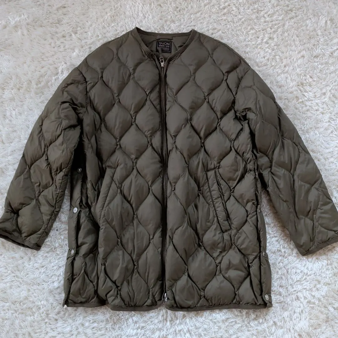 Thumbnail of TAION Military Down Jacket Quilted Khaki