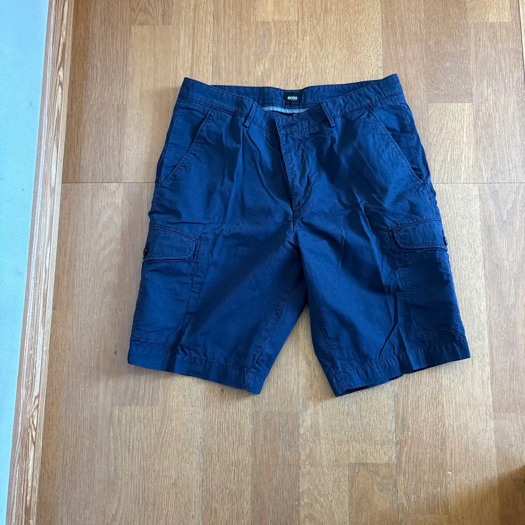 Thumbnail of BOSS Navy Cargo Shorts
