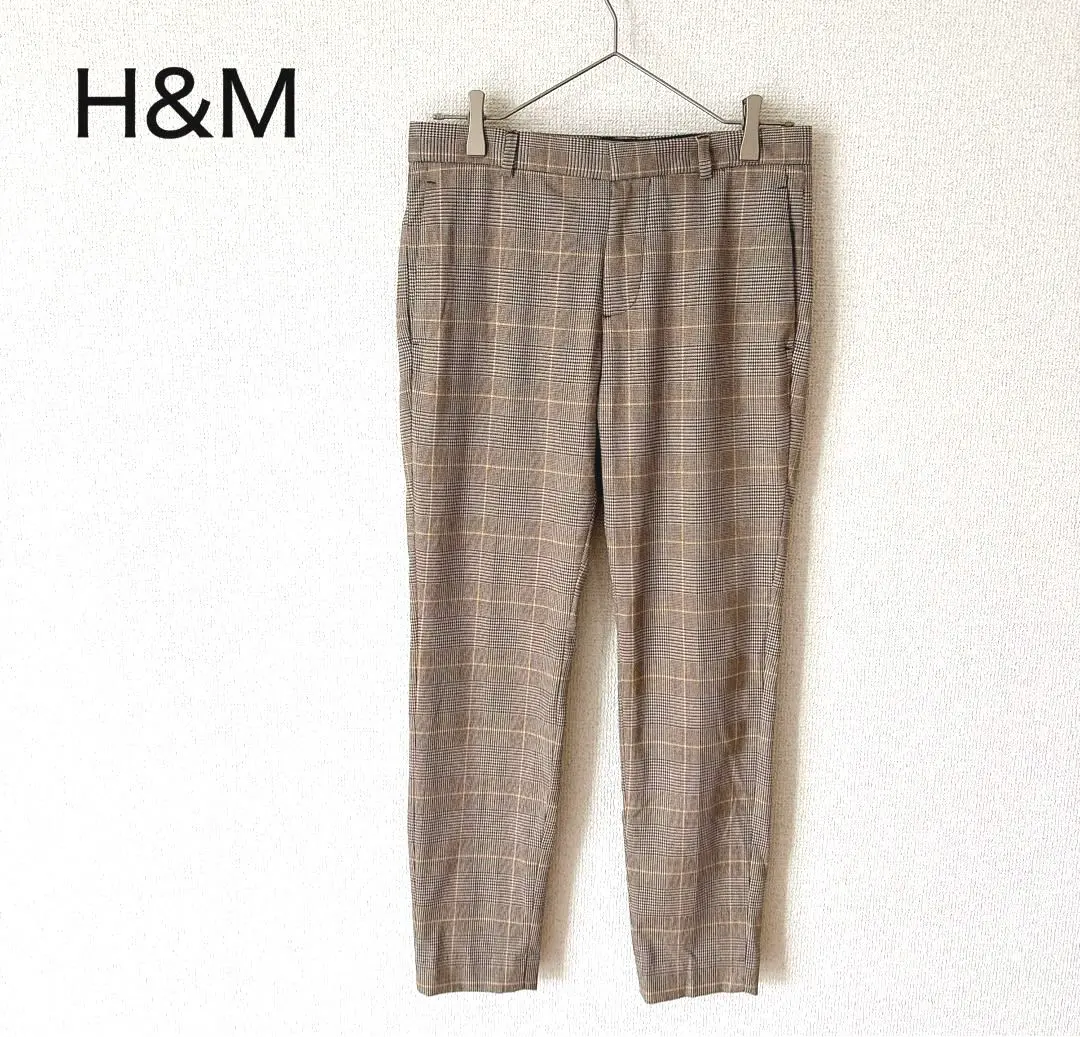 Thumbnail of H&M SKINNY FIT Checkered Slim Fit Pants