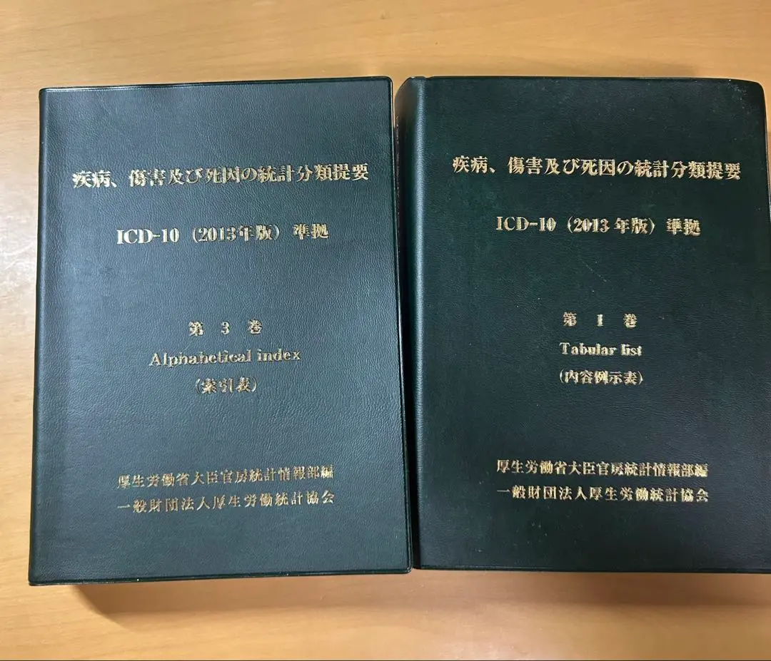 疾病、傷害及び死因の統計分類提要 第1巻、第3巻 疾病、傷害及び死因の統計分類提要 (ICD-10 2013年版準拠)第3巻
