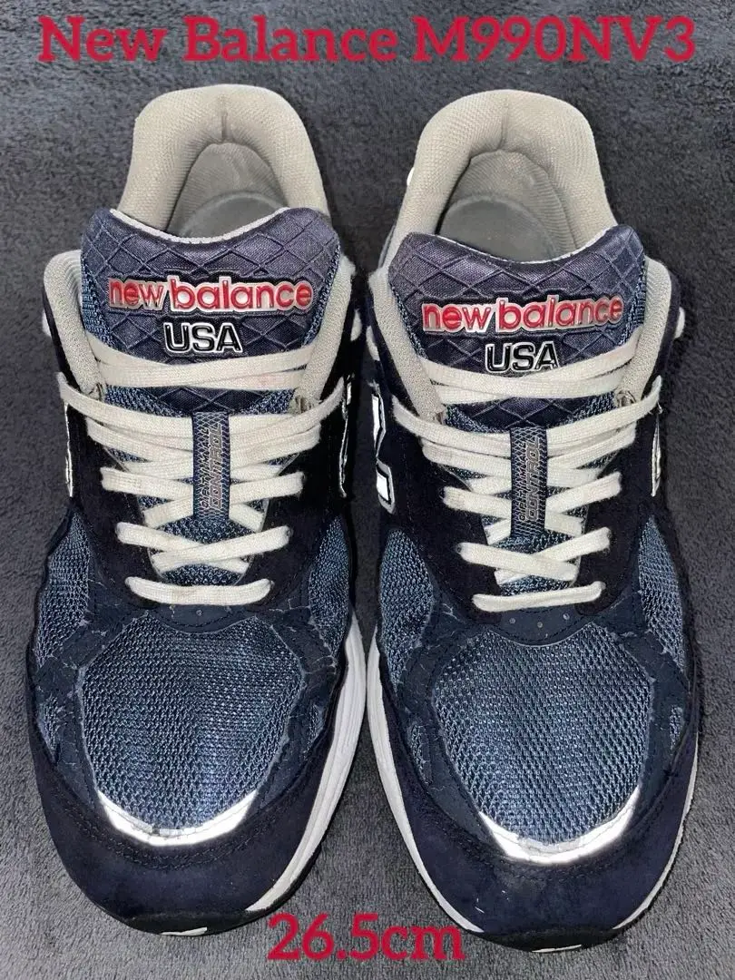 New Balance M990NV3ネイビー　4E 25cm 2025年最新】M990 NV3の人気アイテム - メルカリ