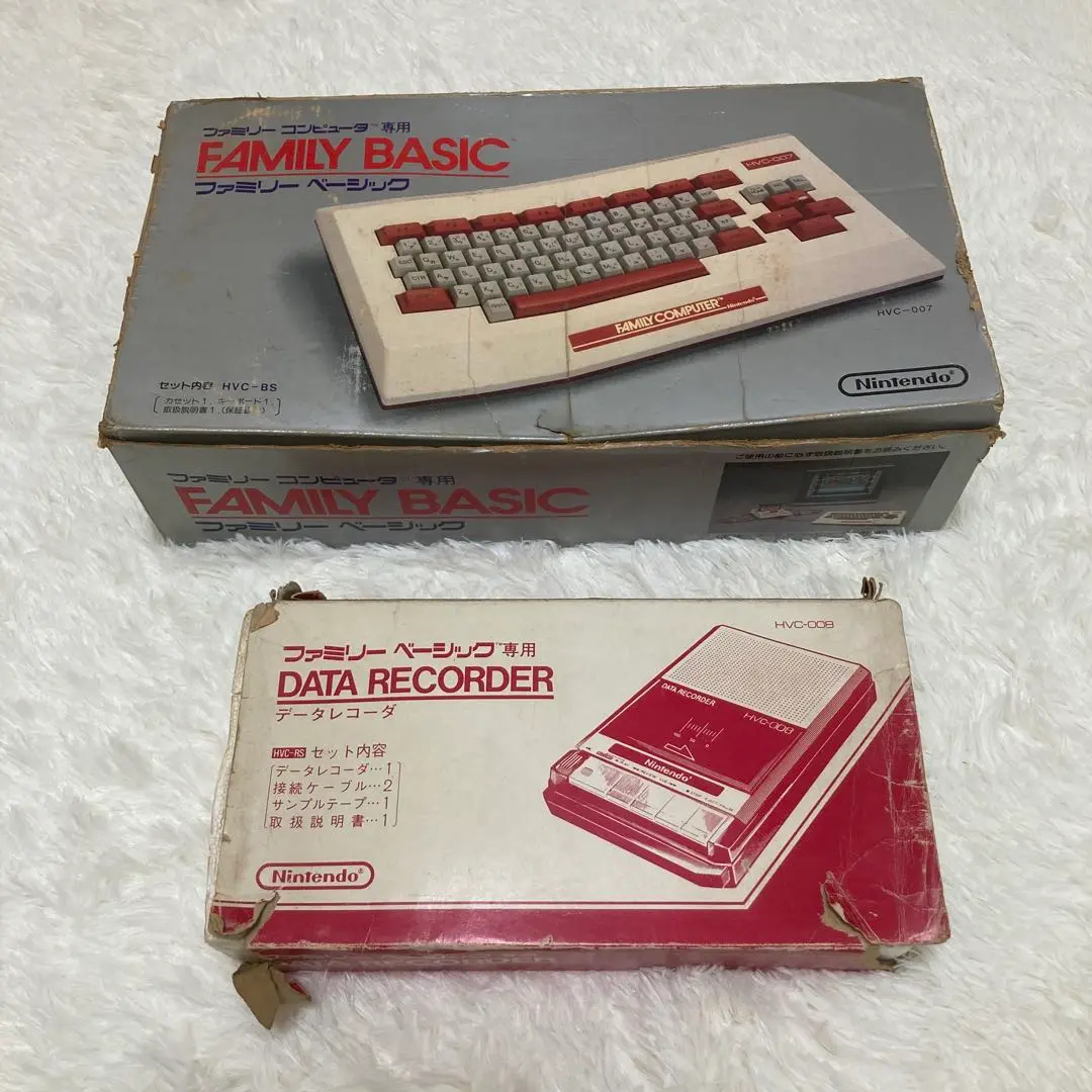 【美品】ファミリーベーシックとデータレコーダーセット 希少美品）Nintendo ファミリーベーシック専用データレコーダー