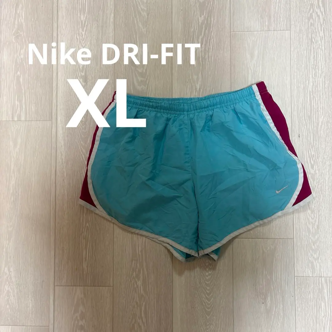 Thumbnail of Nike DRI-FIT Running Wear Shorts Light Blue Pink XL