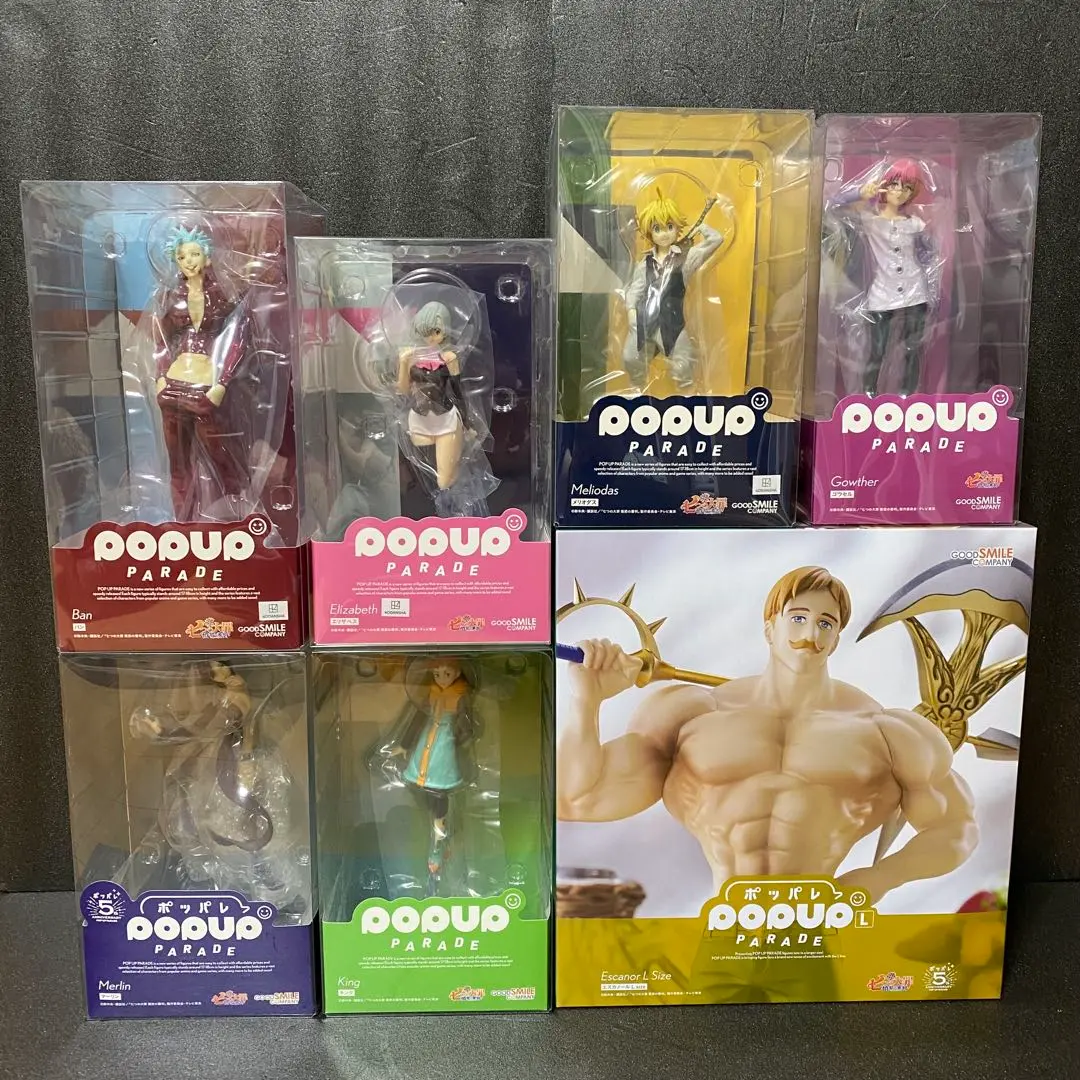 七つの大罪 POPUP PARADE ポッパレ フィギュア セミコンプセット POP UP PARADE メリオダス