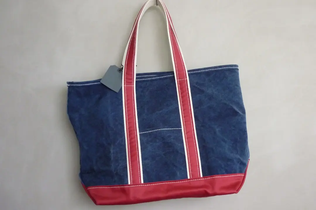最終値下　Outil SAC COLMAR L インディゴキャンバストート OUTIL SAC COLMAR L - INDIGO/INDIGO - PURAS