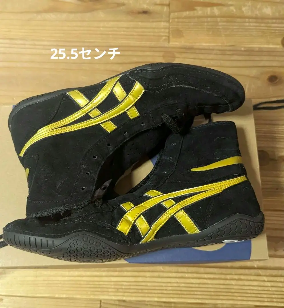 最終値下げ。レスリングシューズ☆アシックス☆新品未使用25.5センチ 最終値下げ。レスリングシューズ☆アシックス☆新品未使用25.5